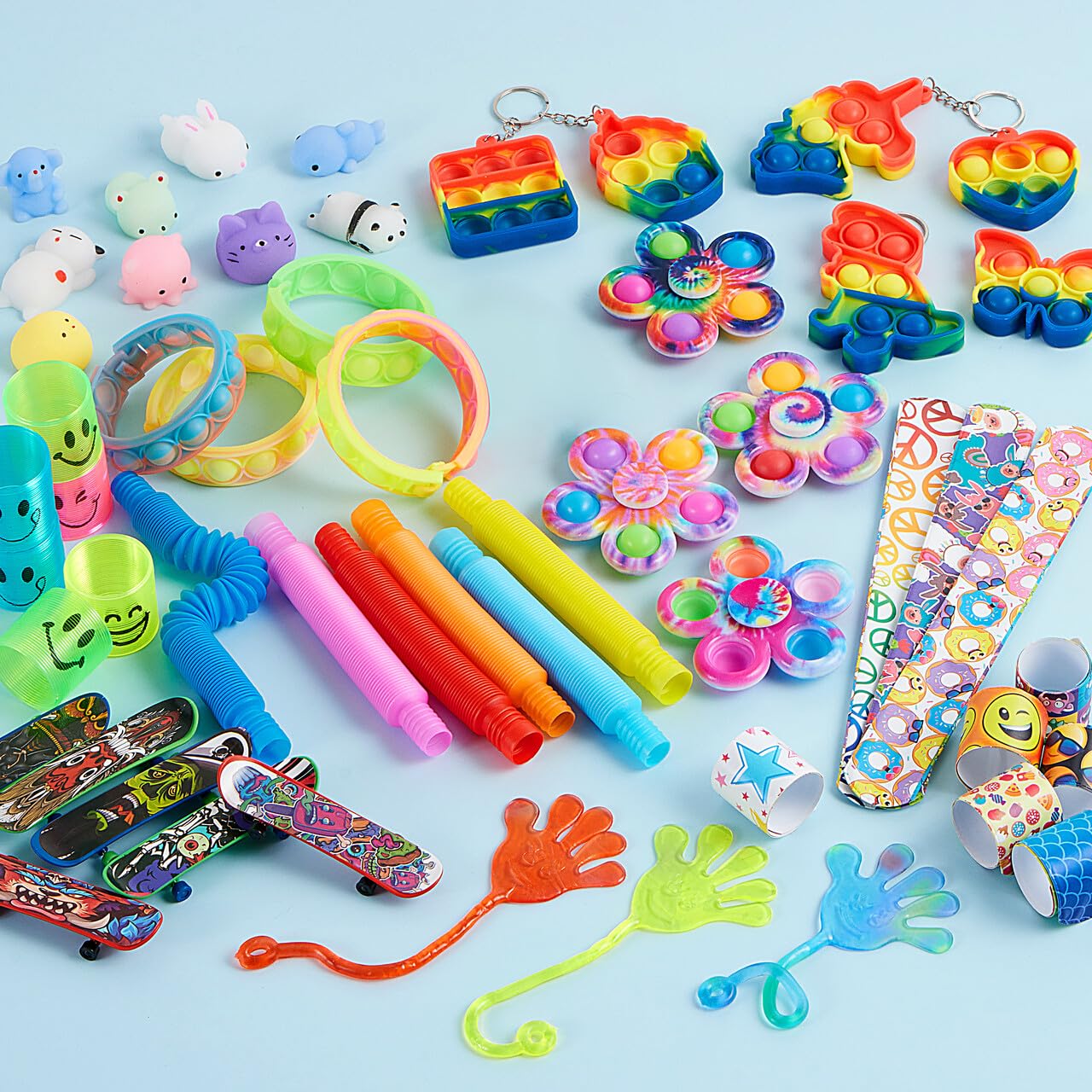 JOYIN 60 Pieces Kids Birthday Party Favor Set, Popular Fidget, Party Toys, Goodie Bags Fillers for Kids Birthday Party Favors, Giveaways, Classroom Prizes.