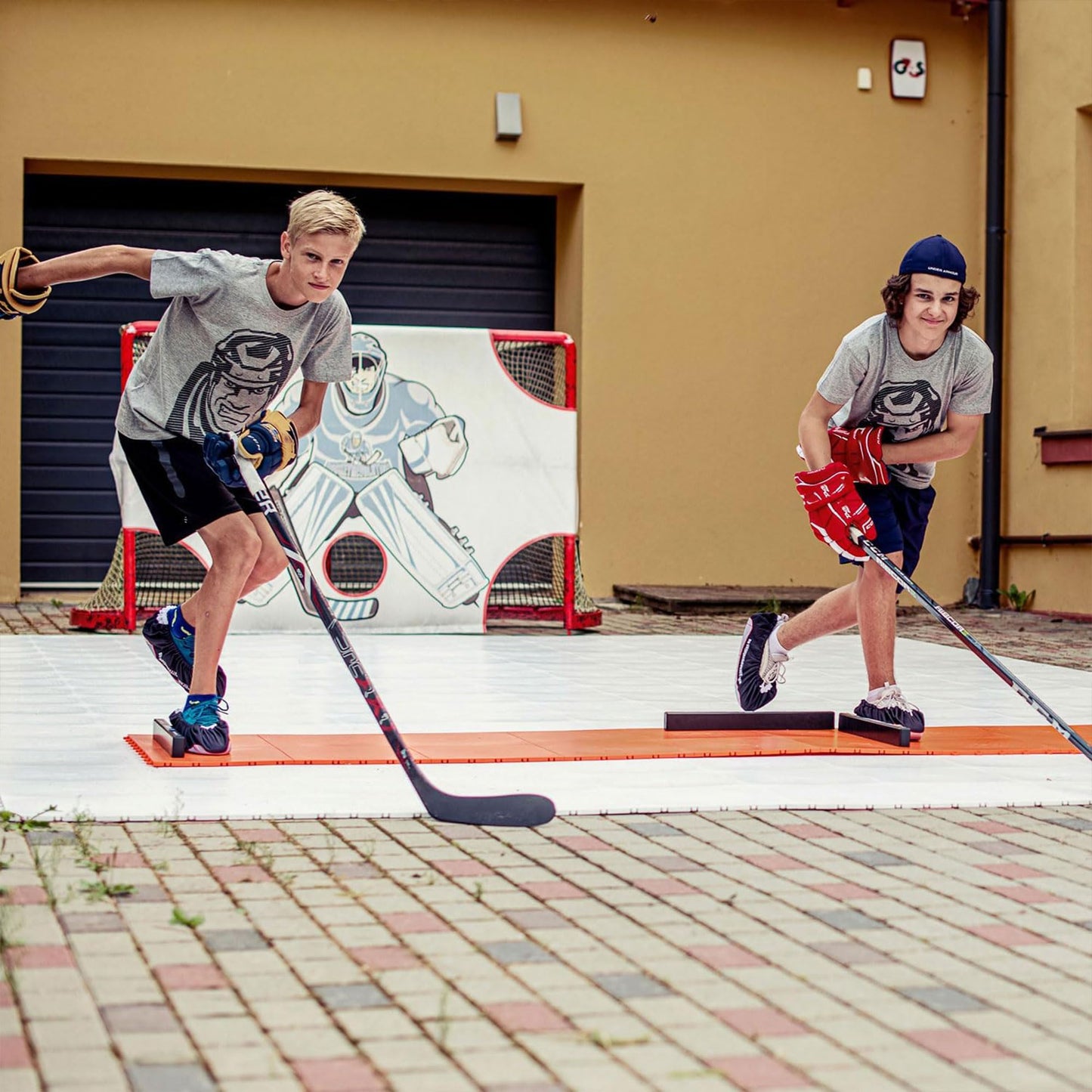 Hockey Revolution Slideboard PRO - Workout Slide Board for Hockey, Skating, Tennis, Running, Skiing - Adjustable length - Used by Pros/Cardio Workout - Easy to Use and Store