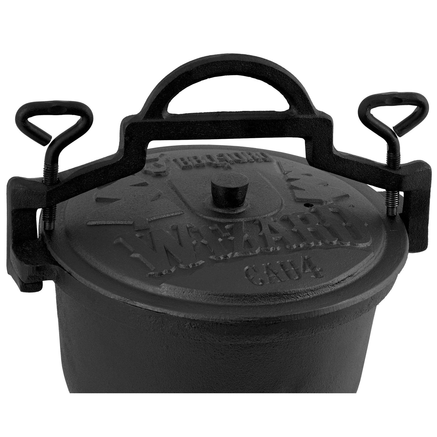 BBQ-Toro Magic Cauldron "Wizard" | 4 liters | Cast iron cooking pot | Cauldron with three legs, lid, handle, and locking screws | Witch's cauldron, Cauldron grill pot, Pressure cooker grill