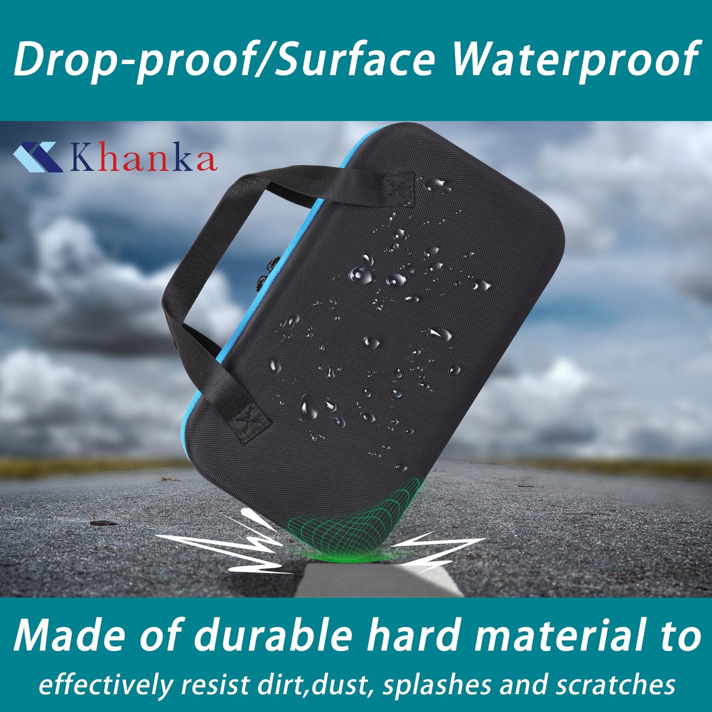 Khanka Hard Tool Case as a replacement for Makita DGA504Z 18V Li-Ion LXT Brushless Angle Grinder, Storage Cover for Makita Cordless Grinder (case only)
