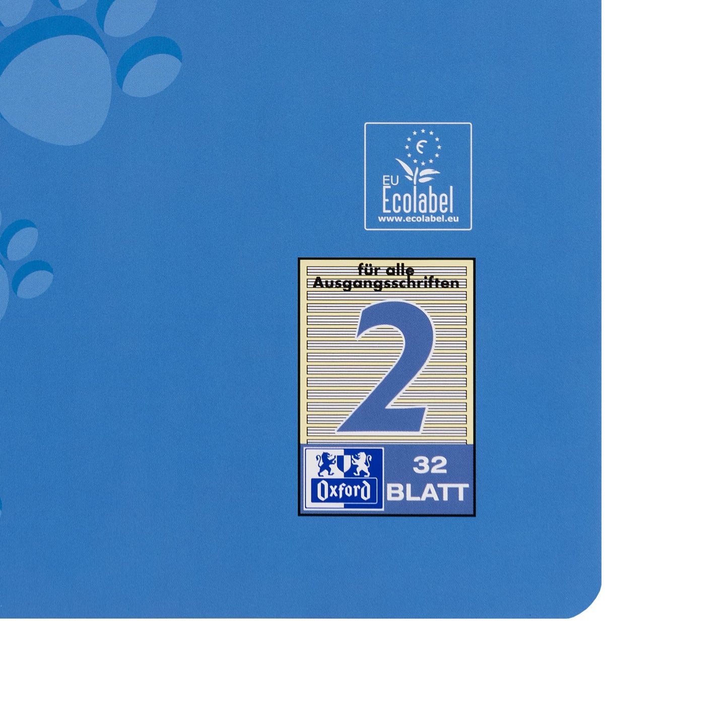 Oxford notebook A4, 32 pages, ruling 2, lined, pack of 10