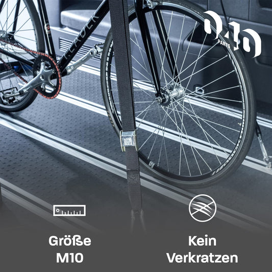 040Parts 4-piece set of lashing eyes for cargo securing compatible with VW T5 T6 T6.1 Bully Multivan California Beach Caravelle - secure fastening of luggage.