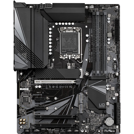 Gigabyte Z690 UD DDR4 ATX Motherboard - Supports 12th Gen Intel Core Processors (LGA 1700), DDR4-5333MHz(OC) Memory, 2.5GbE LAN, 1x PCIe 5.0 x16 Slot, 3X NVMe PCIe 4.0 x4 M.2 & USB 3.2 Gen 2x2 Type-C