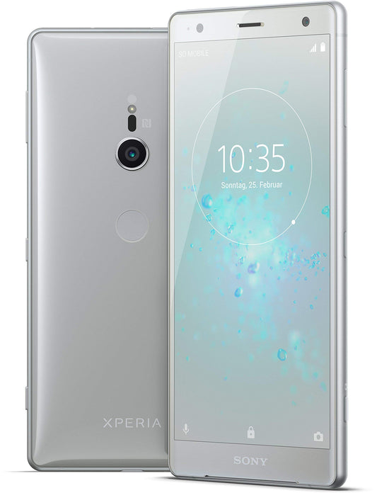 Sony Xperia XZ2 Smartphone (5.7-inch IPS Full HD+ display, 64GB internal storage and 4GB RAM, Dual-SIM, IP68, Android 8.0) Liquid Silver - German Version