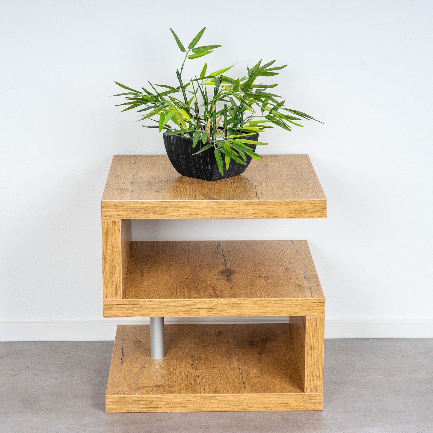 levandeo coffee table Sigi wild oak B x H x D: 44x44x44cm Wooden side table No assembly Fixed glued Living room table