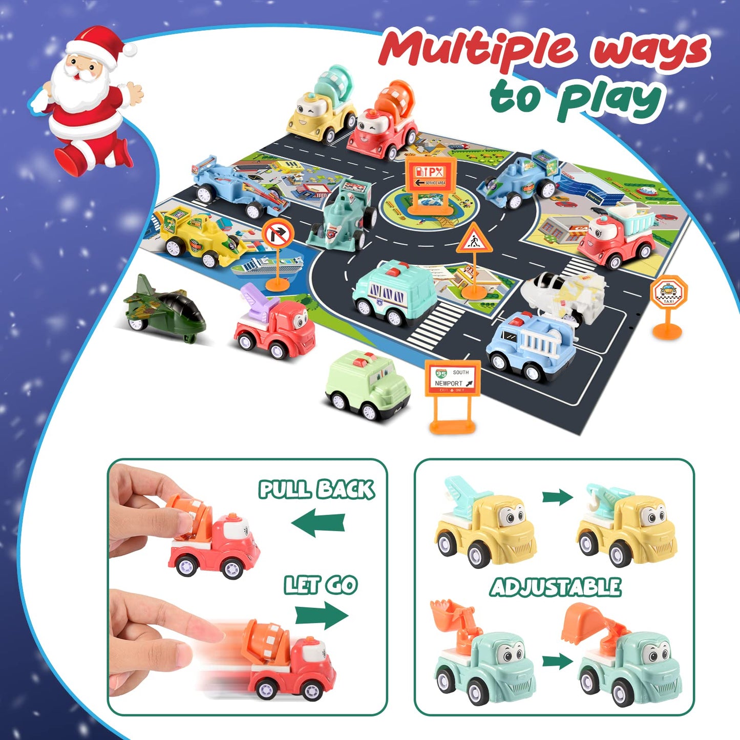 Hotifts Advent Calendar 2025 Toy for Children Ages 2-7 Boys Gift for Boys 2-7 years Christmas Calendar Gifts for Kids