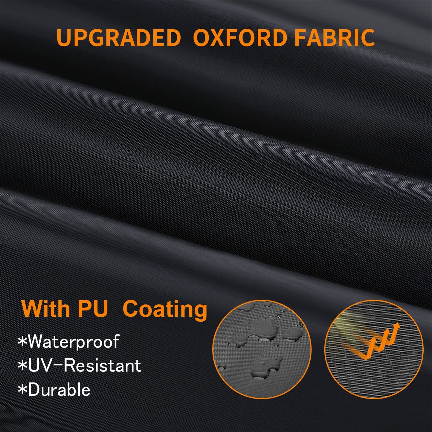 Faireach Bike Cover Waterproof, 210D Premium Fabric Bicycle Cover, Bike Garage Protection from Dust Rain Snow UV, Protective Cover with Lock Holes & Bag for all Bike Types