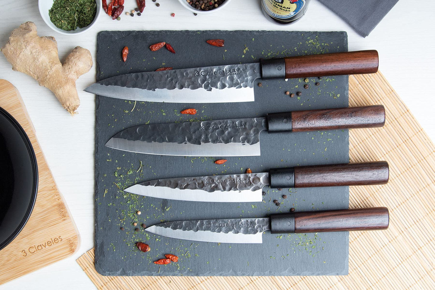 3 Claveles Osaka Japan Usuba Knife 18 cm Wood