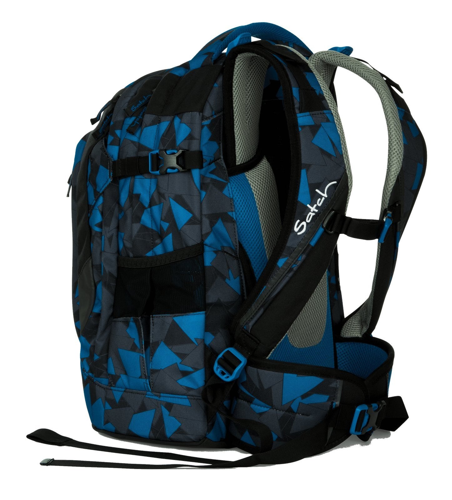 Satch Pack Blue Triangle school backpack set 3-piece.