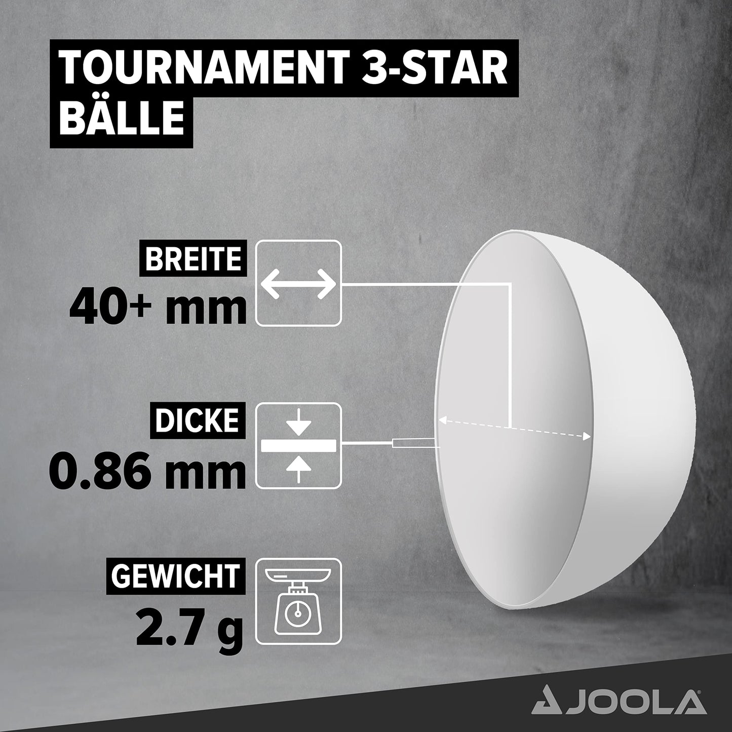 JOOLA Table Tennis Set Duo Carbon 2 Table Tennis Racquets + 3 Table Tennis Balls + Table Tennis Cover & Table Tennis Balls Tournament Selected 40+mm Diameter