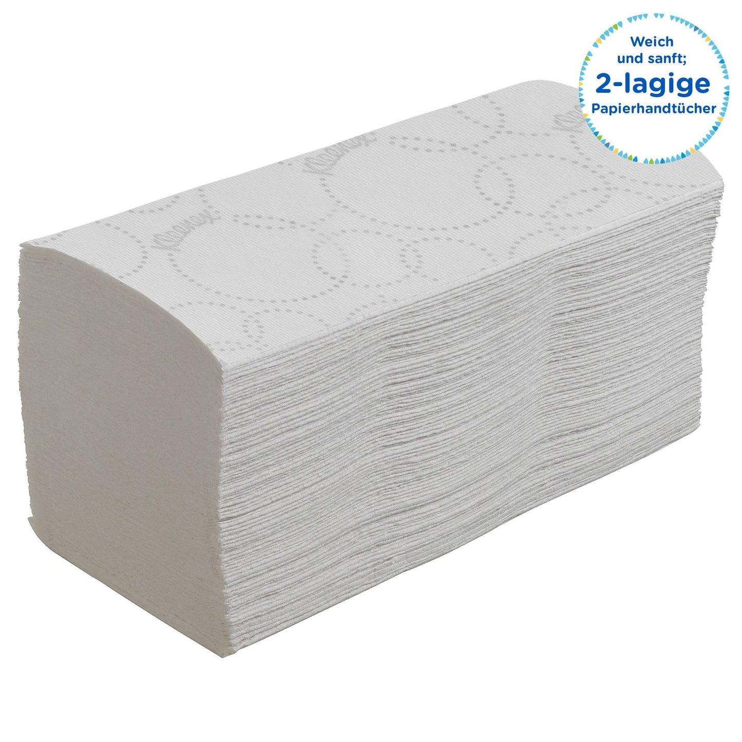 Kleenex Paper Towels with Interfold V-Fold 6789, 2-ply paper towels, 15 packs x 186 towels (total of 2,790 folded towels)