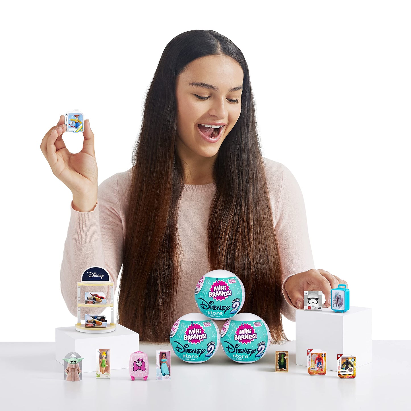 5 SURPRISE Mini Brands Disney Store Series 2 Surprise Capsule (4 Pack)