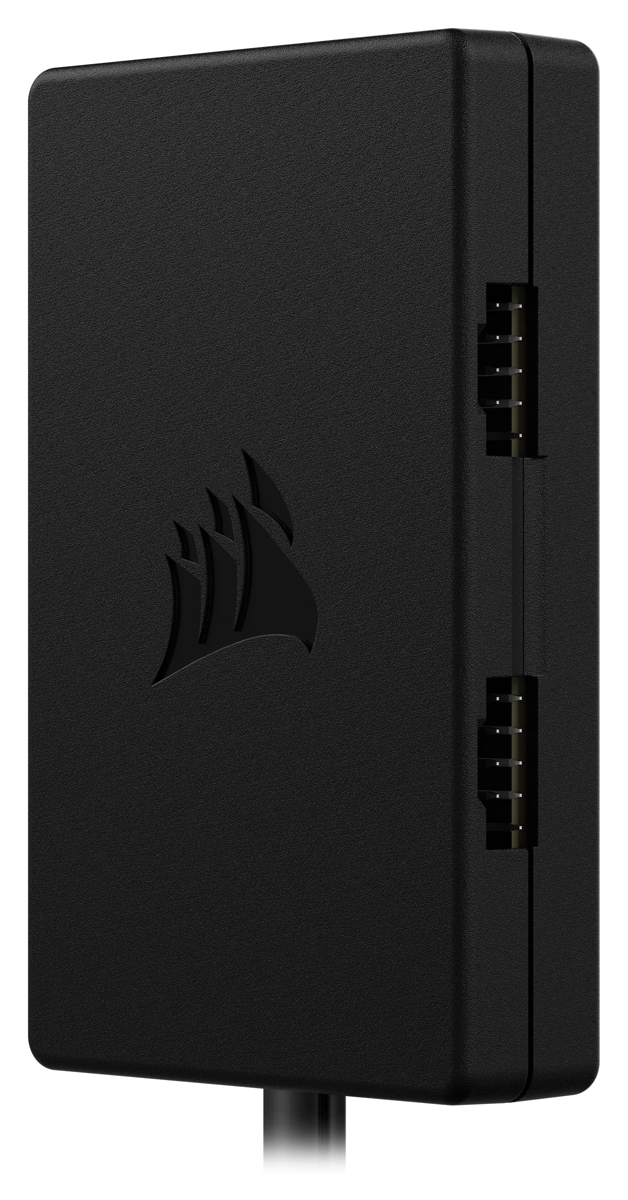Corsair Internal 4-Port Hub - 4X USB 2.0 ports 9-pin - Easy attachment via magnet - Compatible with most Intel and AMD motherboards - Black