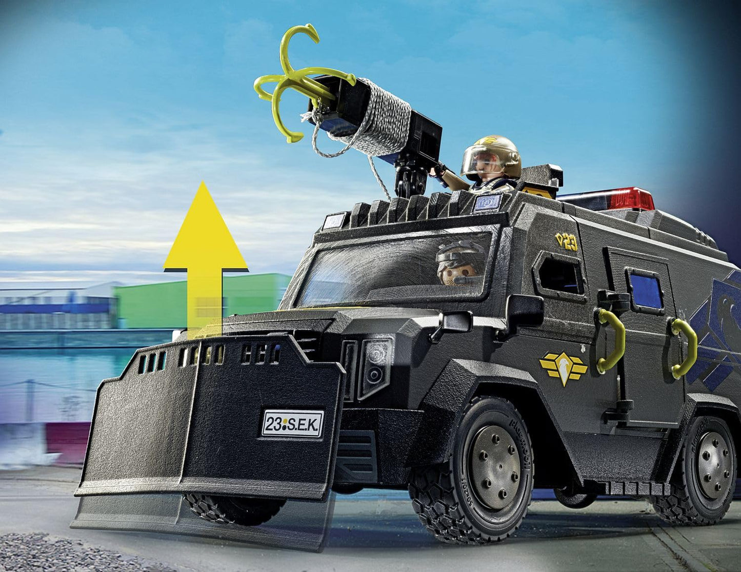 PLAYMOBIL | City Action | SWAT terrain vehicle | with light and sound | Toy for children aged 5 and up | 71144