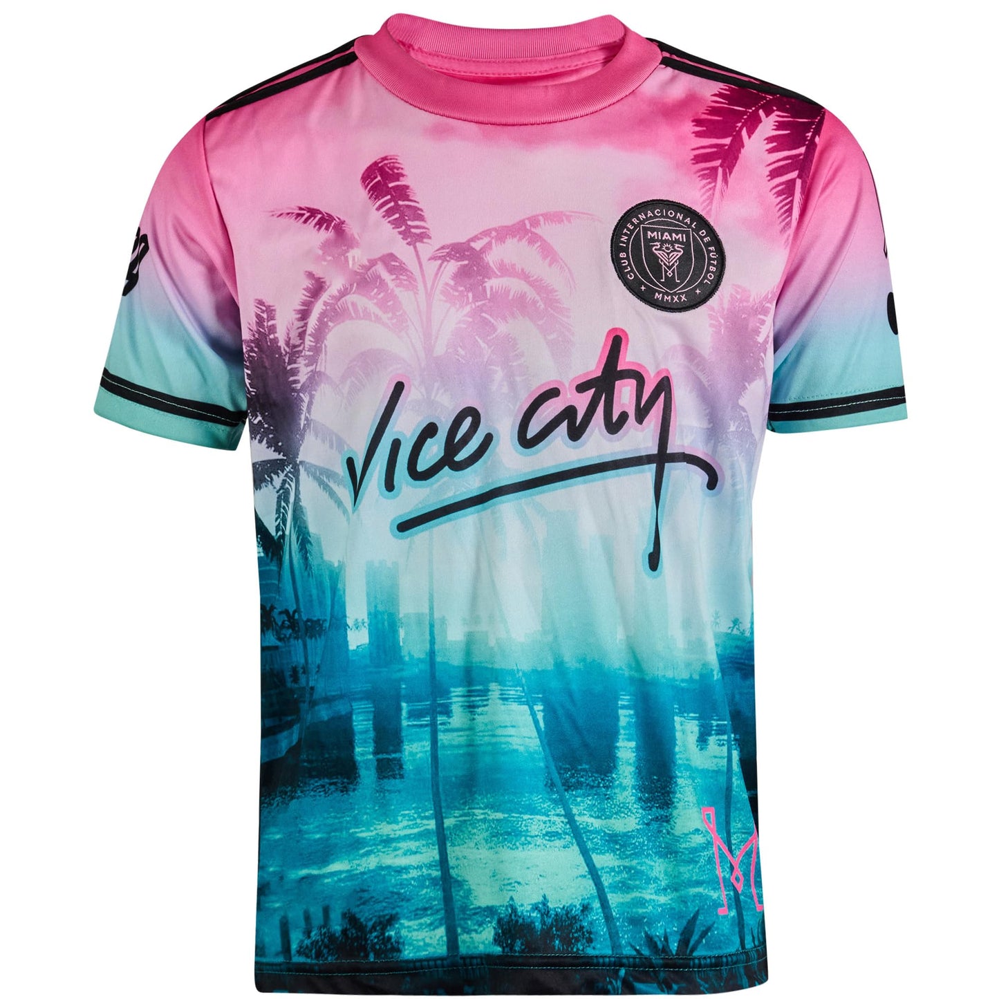 IHIMI Kids Jersey Miami Vice #10, Comes with Shorts, Soccer Jersey, Soccer Training Jerseys, Kids Jersey, Limited Edition, Limited Edition (152, Vice)