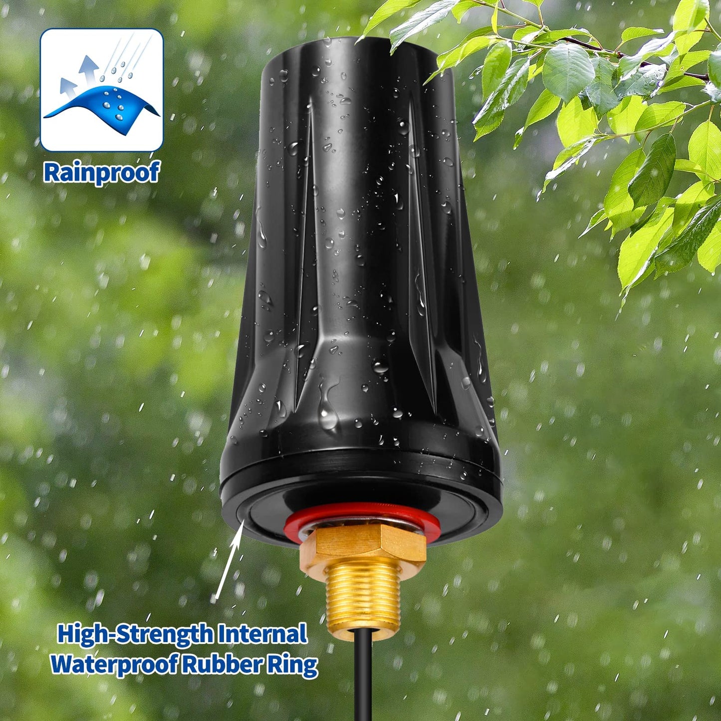 Bingfu 4G LTE Antenna Outdoor 5dBi SMA Male Antenna Wall Mount Waterproof for 4G LTE Router Gateway Modem Hotspot Trail Camera Smart Home Energy Monitor