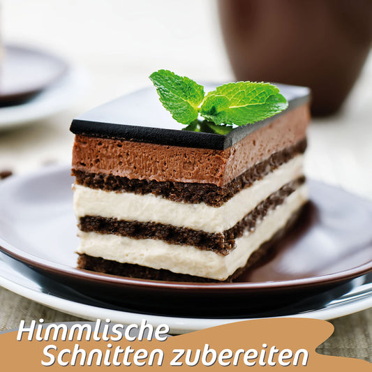 4smile rectangular adjustable baking frame - 8cm high stainless steel rectangular baking pan - rectangular cake mold for baking and preparing layer cakes