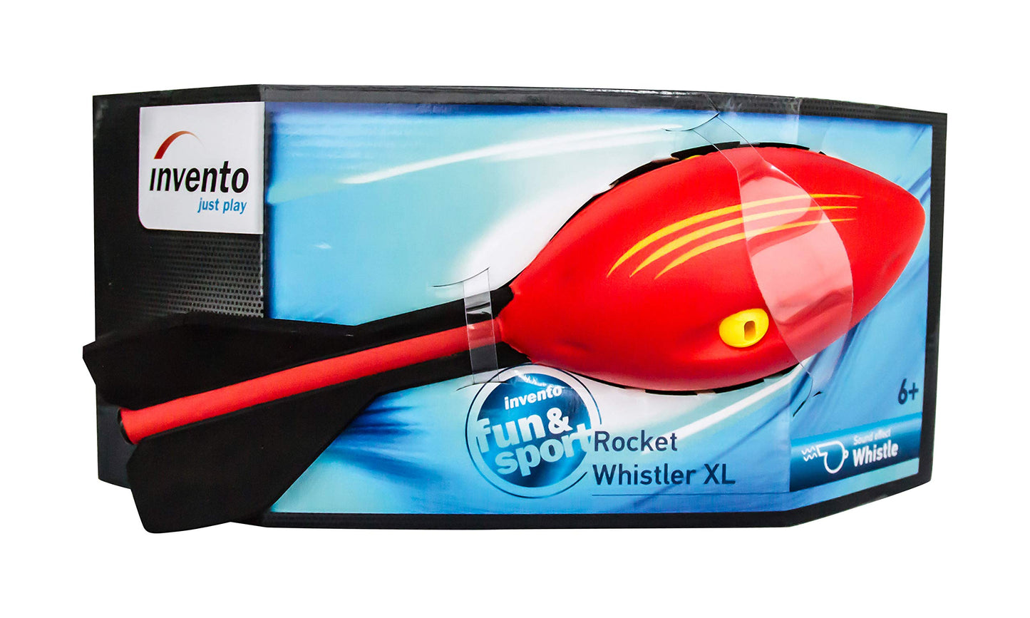 Turtle Rocket Whistler, throwing rocket with whistling sound, up to 90 m throwing distance, soft foam, outdoor toy for kids aged 5 and up, beach, garden & park.