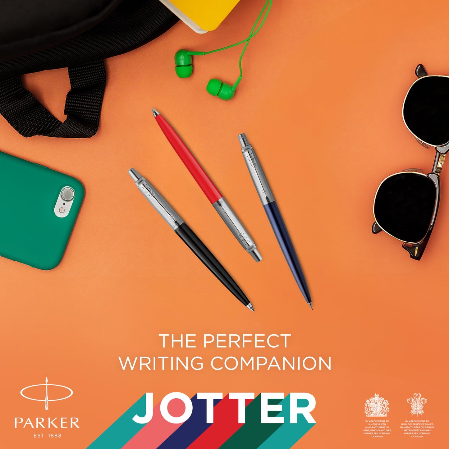 Parker Jotter Originals Trio Pen Gift Set | Ballpoint, Gel, & Mechanical Pencil | Made from 55% recycled materials | Perfect gifts for college or school graduation