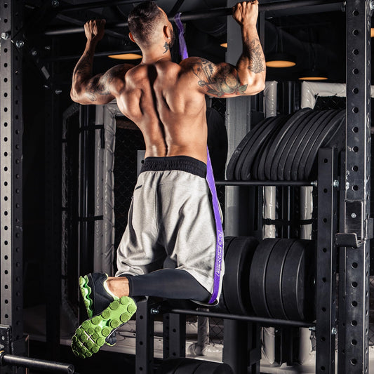 POWER GUIDANCE Resistance Bands, resistant bands for strength training including carry bag, pull up fitness bands, bands for strength training for fitness (5 set (yellow+red+black+purple+green))