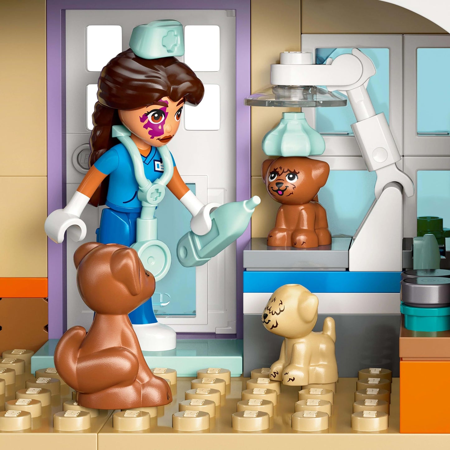 LEGO Friends Vet Clinic for Horses and Pets - Horse toy for girls and boys with 3 figures and 5 animal figures - Creative playset - Gift for kids ages 7+ 42651