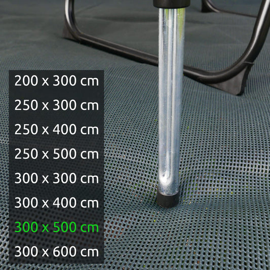 your GEAR Outdoor Soft Carpet - 8 sizes from 200x300 to 300x600 cm - soft awning carpet, tent carpet, camping carpet, includes clips, pegs, and transport bag, customizable, 3x5