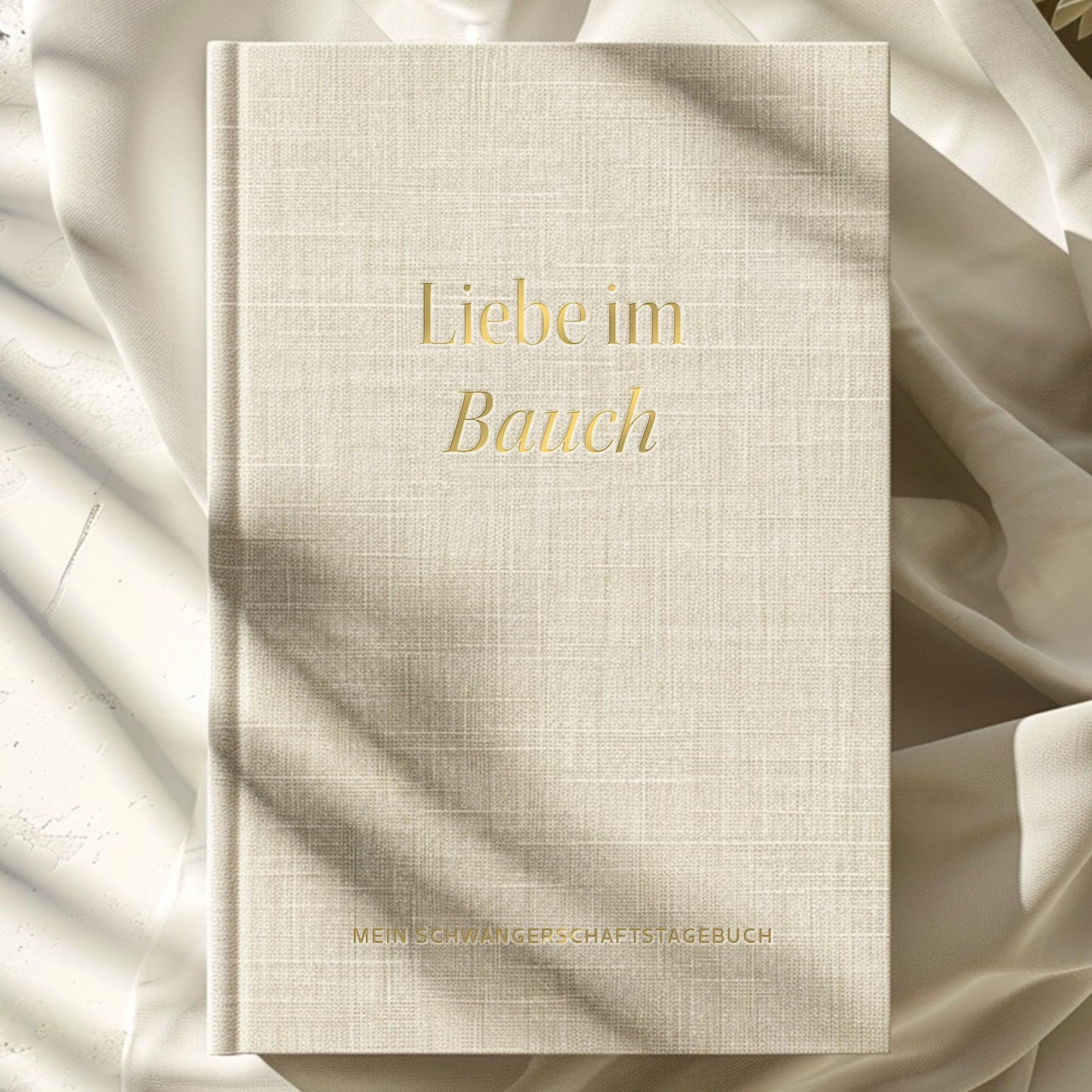MyBaby123 linen pregnancy journal