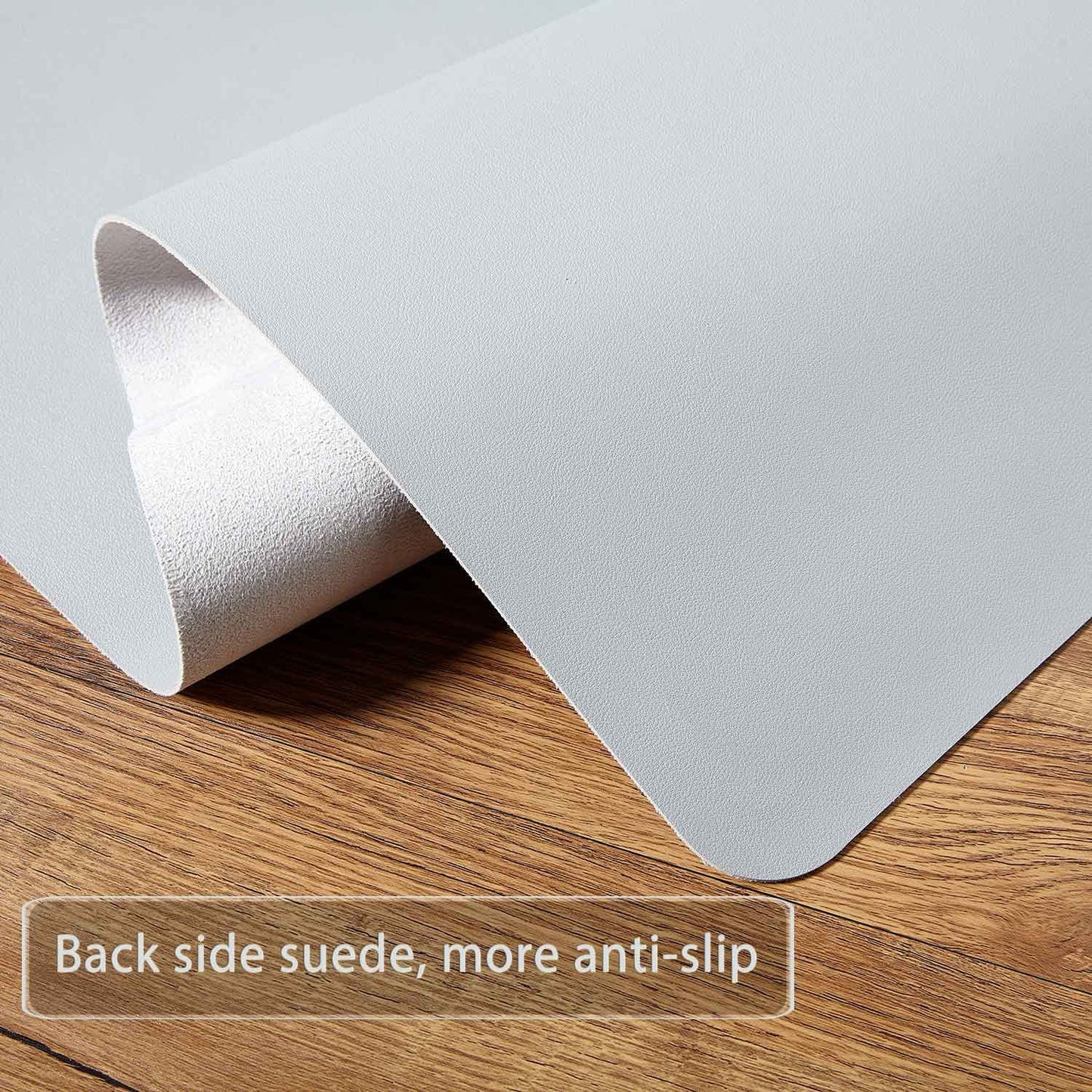 DOBAOJIA Large Desk Pad XXXXL, Desk Mat, Desk Pad, Desk Protector, Writing Pad, for Laptop/Keyboard/Mouse, PU Leather Waterproof + Suede Non-slip 120 x 43cm