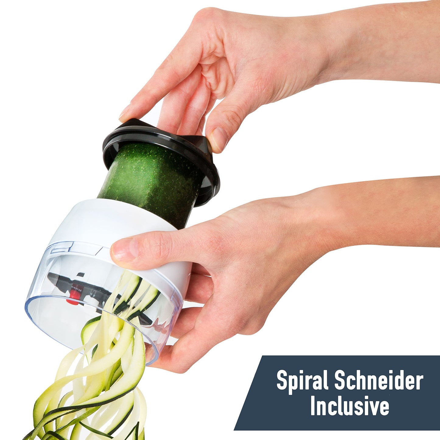 Vegetable slicer mandolin vegetable cutter - vegetable slicer cucumber slicer onion slicer potato slicer fruit slicer - grater for vegetables and cheese - julienne slicer (All-in-1 White)