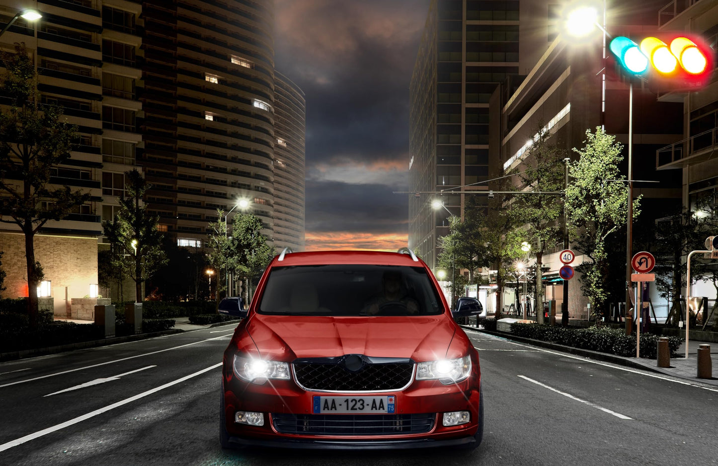 Philips Ultinon Pro6000 Standard H7 LED headlight bulb with road approval*, +220% brighter light**