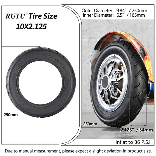 10 x 2.125 10" tire Smart 2-wheel scooter 10-inch unicycle