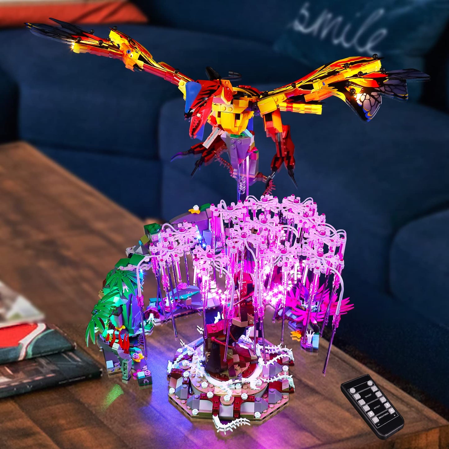 LED light set compatible with Lego Avatar Toruk Makto and the Tree of Souls, remote control decoration lighting set for set 75574 Avatar Toruk Makto and the Tree of Souls (No model)
