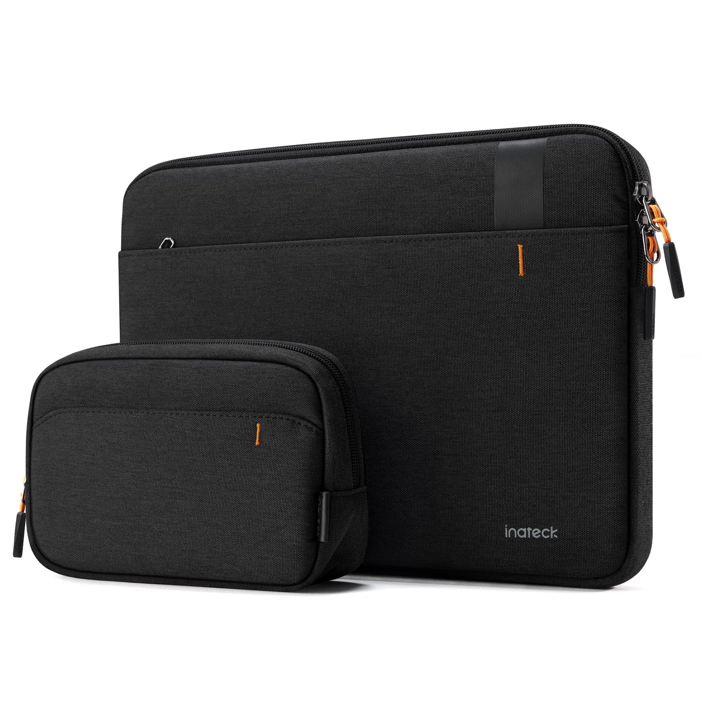 Inateck 360° Protective Laptop Sleeve, Compatible with 14-inch MacBook M1/M2/M3/M4 Pro/Max 2021-2024, Laptop Case with Accessory Pocket, Black