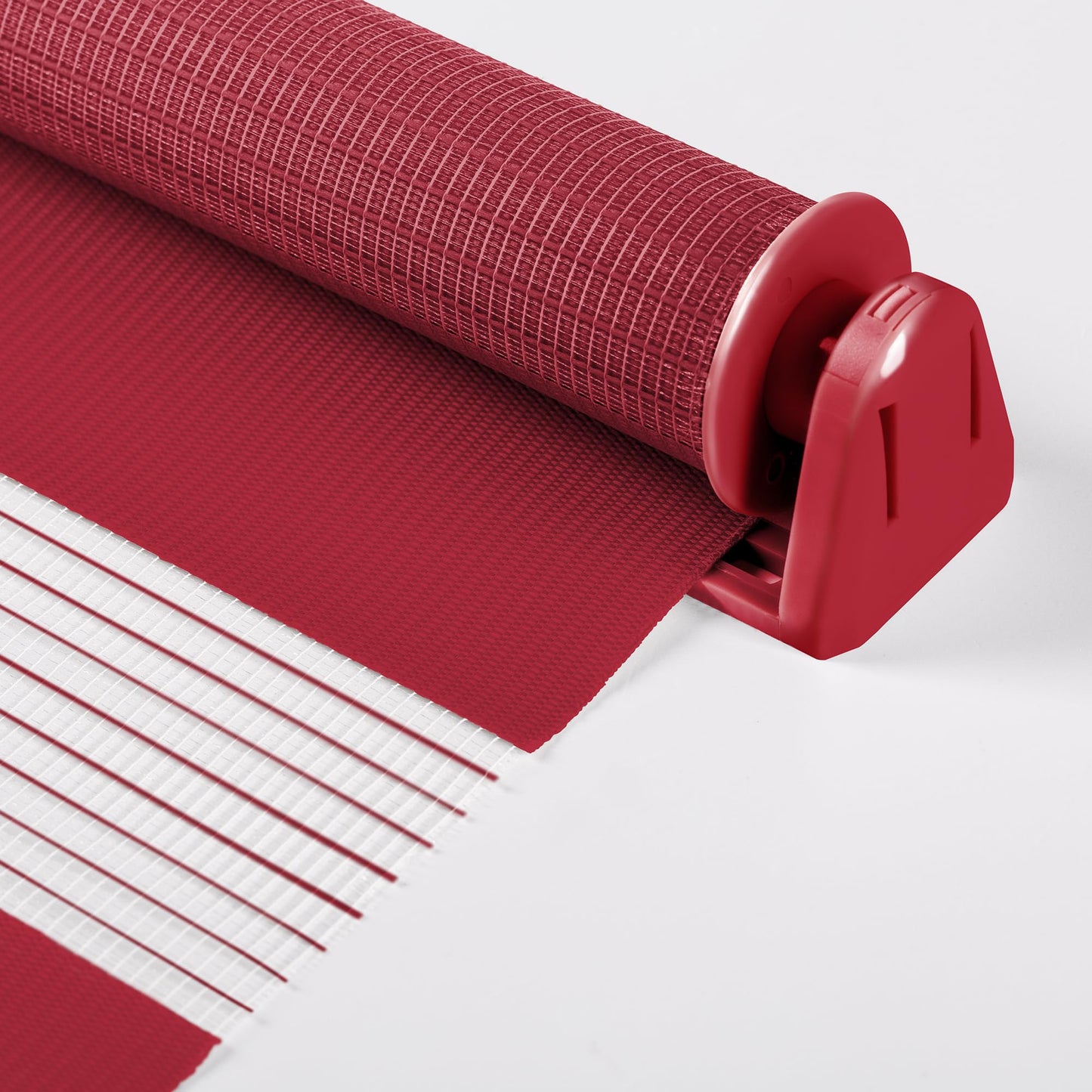 Double roller blind clamp fix without drilling 110cm x 130cm red duo roller clamp blind sun protection blind window blind for windows & doors zebra blind side pull blind.