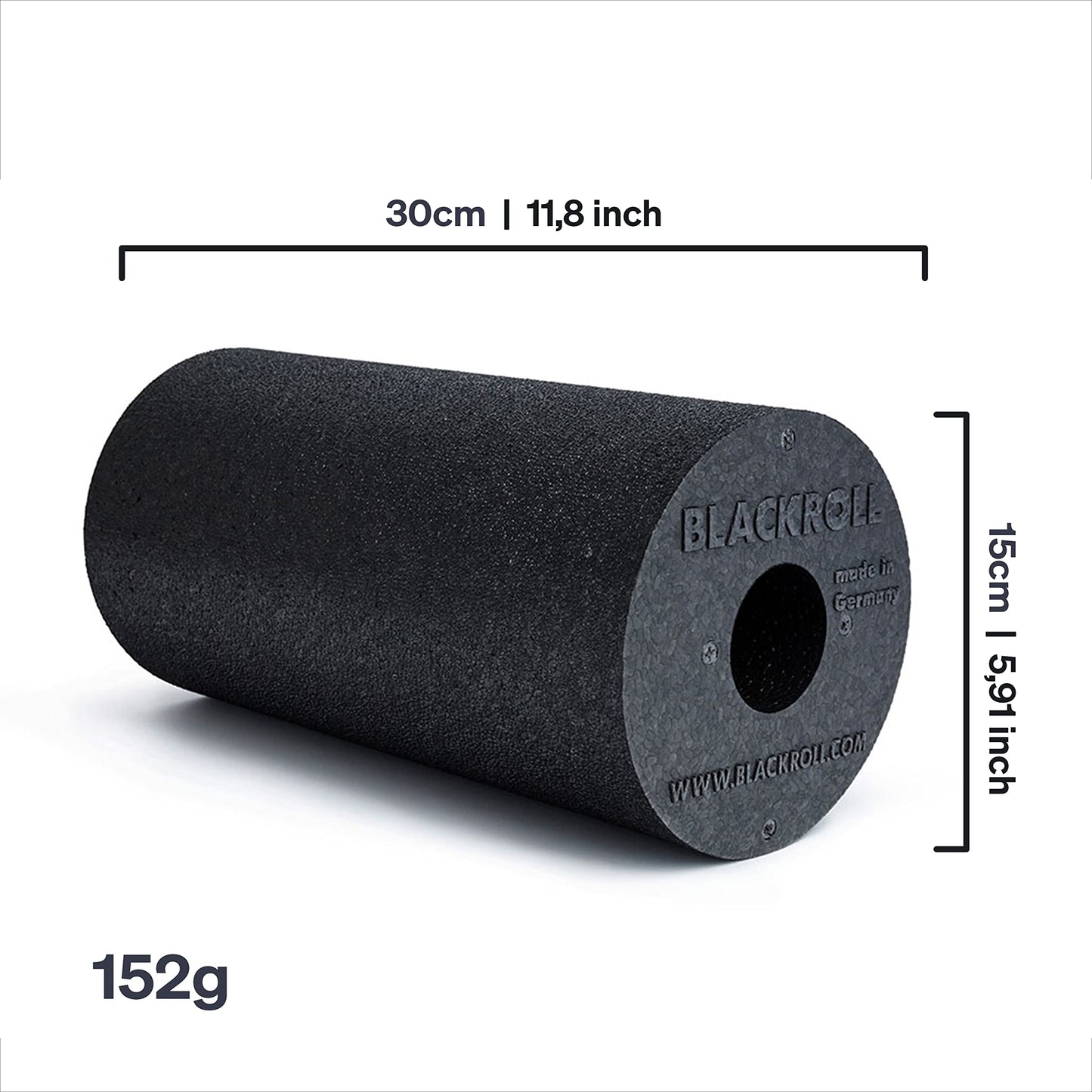 BLACKROLL® BLACKBOX fascia rollers for self-massage: Set includes STANDARD and MINI fascia rollers, BALL 08 fascia ball, and DUOBALL 08 for effective training. Made in Germany.