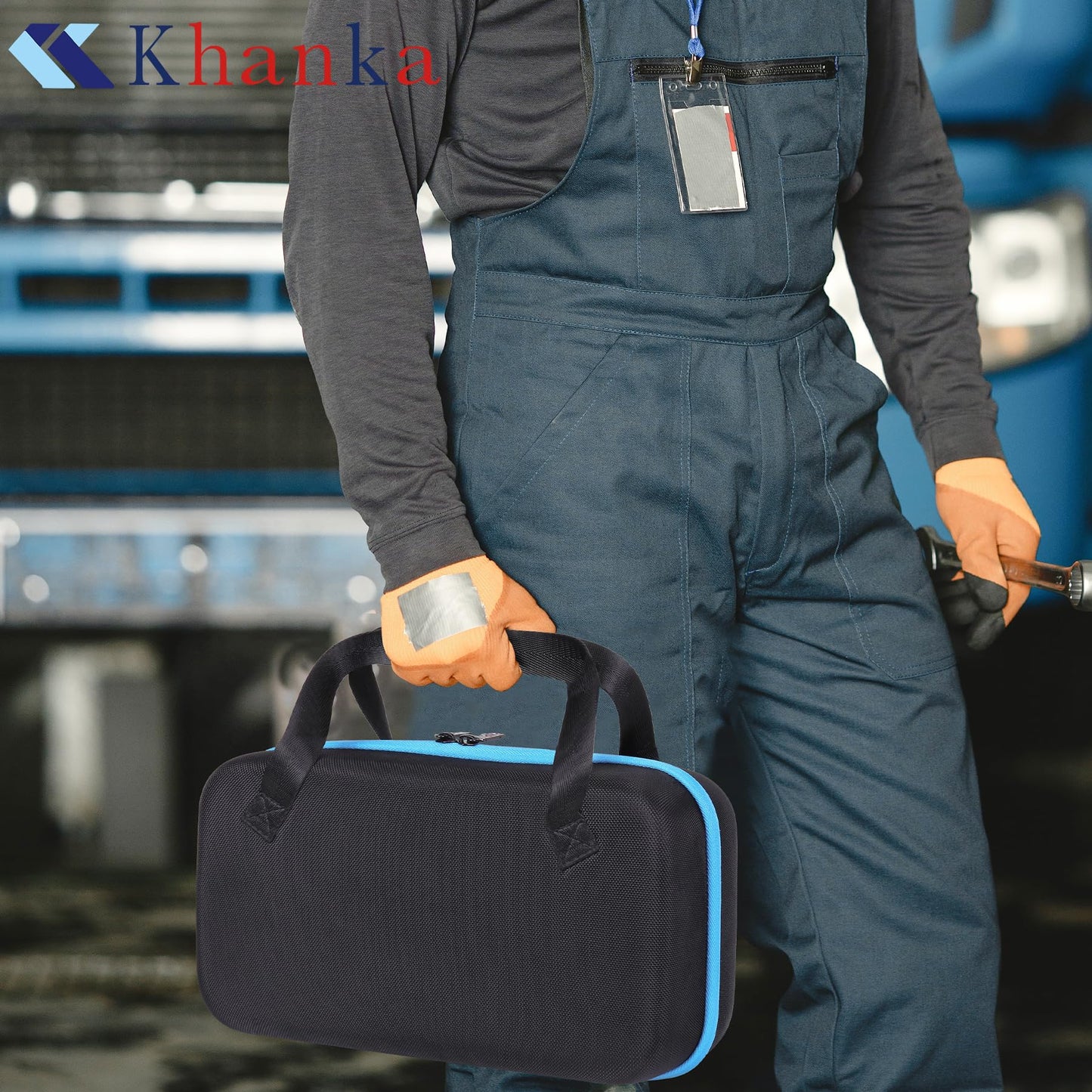 Khanka Hard Tool Case as a replacement for Makita DGA504Z 18V Li-Ion LXT Brushless Angle Grinder, Storage Cover for Makita Cordless Grinder (case only)