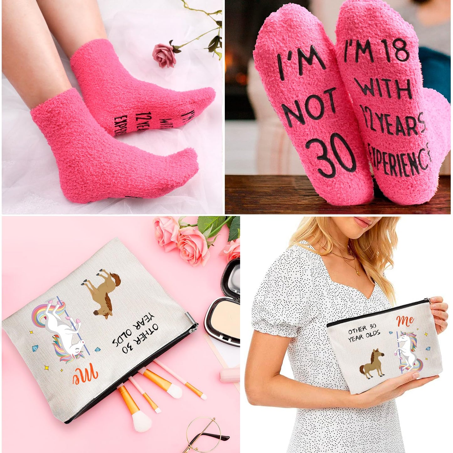 AWDK 30th birthday gift for women, birthday present for her, birthday decoration for 30-year-old women, idea for 30th birthday for mom, grandma, sister, girlfriend, aunt, colleague.