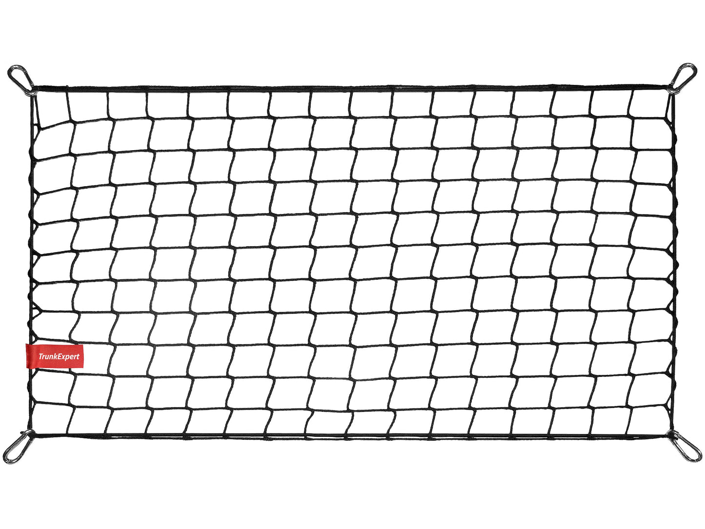 TrunkExpert trunk net compatible with Ford Kuga III SUV, from 2019, elastic luggage net organizer & security for car net storage, net bag with Velcro.