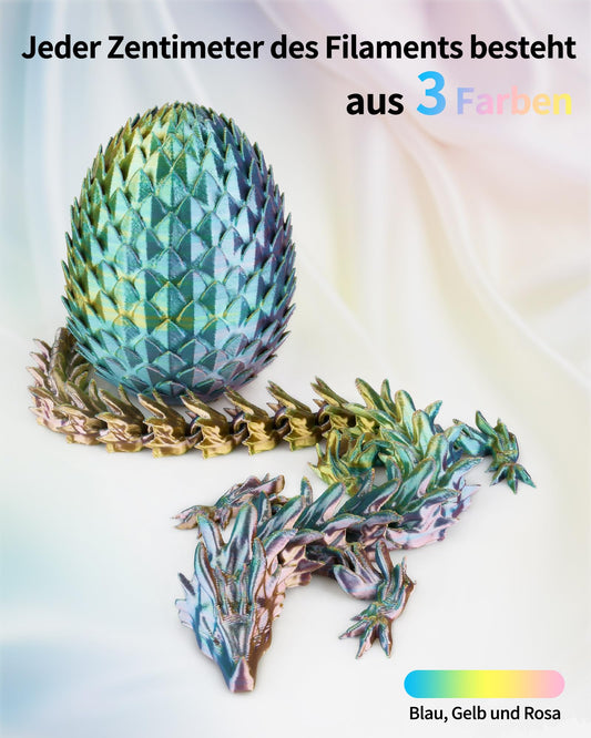 LANDU Silk PLA Filament Tricolor Silk PLA Filament 1.75mm 1kg 3D Printer Filament 3 Color Silk High Gloss Surface Accuracy +/-0.02mm, Yellow Pink Blue