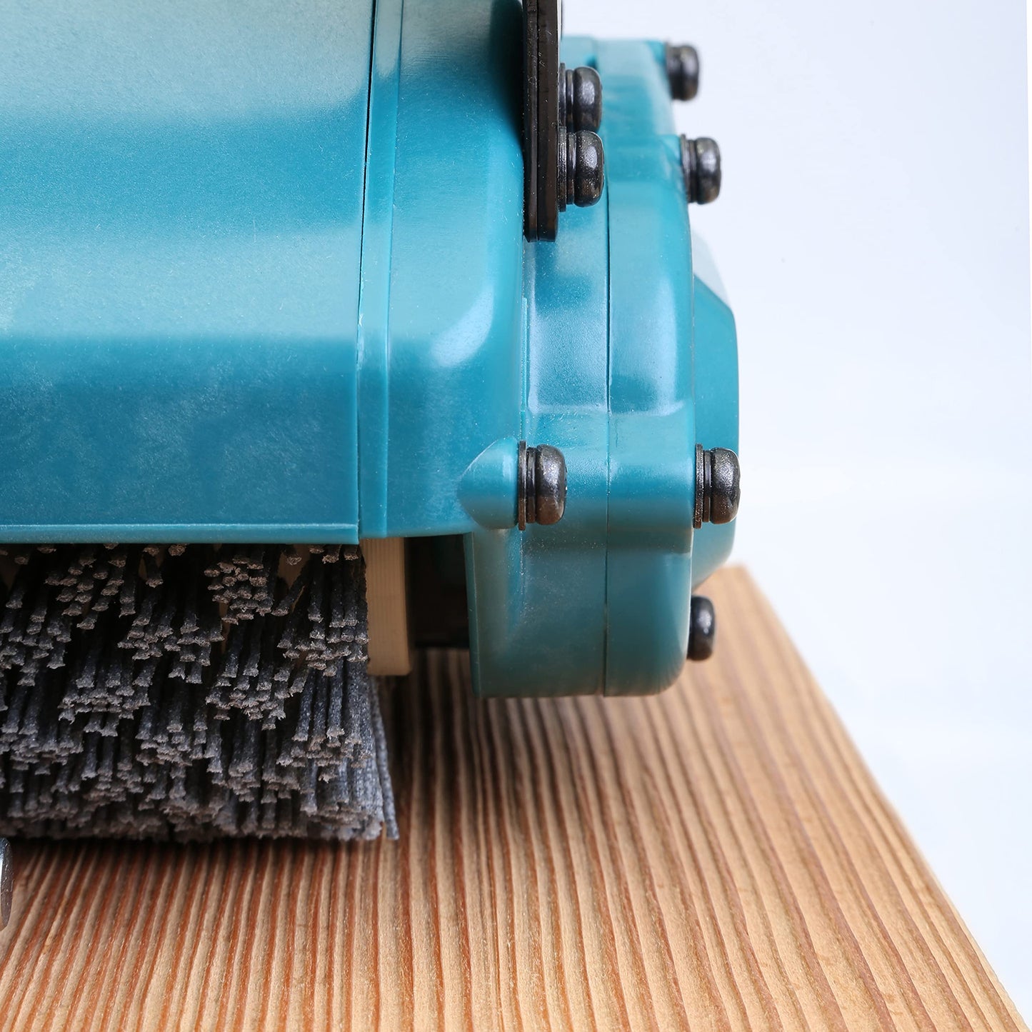 EHRHOLZ® abrasive brush suitable for Makita brush sander 9741 | Texturing brush | Satinizing brush | Professional quality | for working on wood and metal (nylon, grain size 60)
