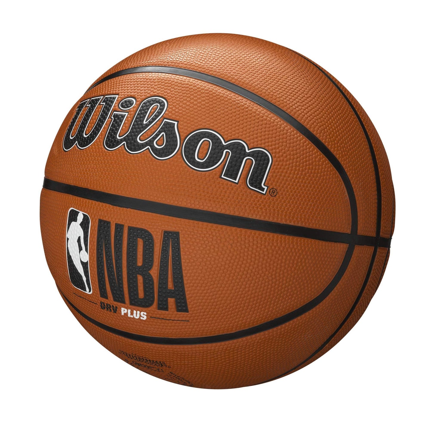 Wilson Unisex-Adult NBA DRV Plus Basketball, Brown, Size 5