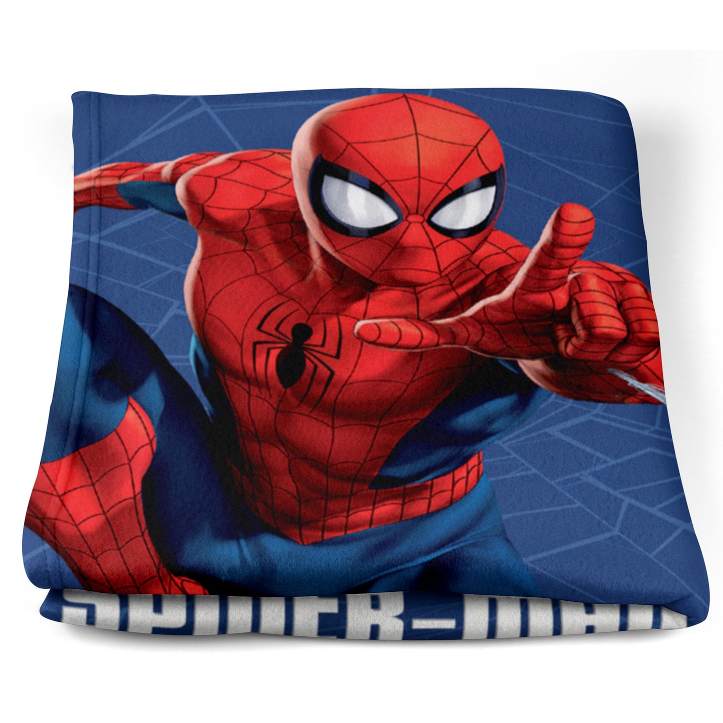 Disney Spiderman web fleece blanket, throw, super soft, bedding, gift for boys and kids, Marvel Hero.