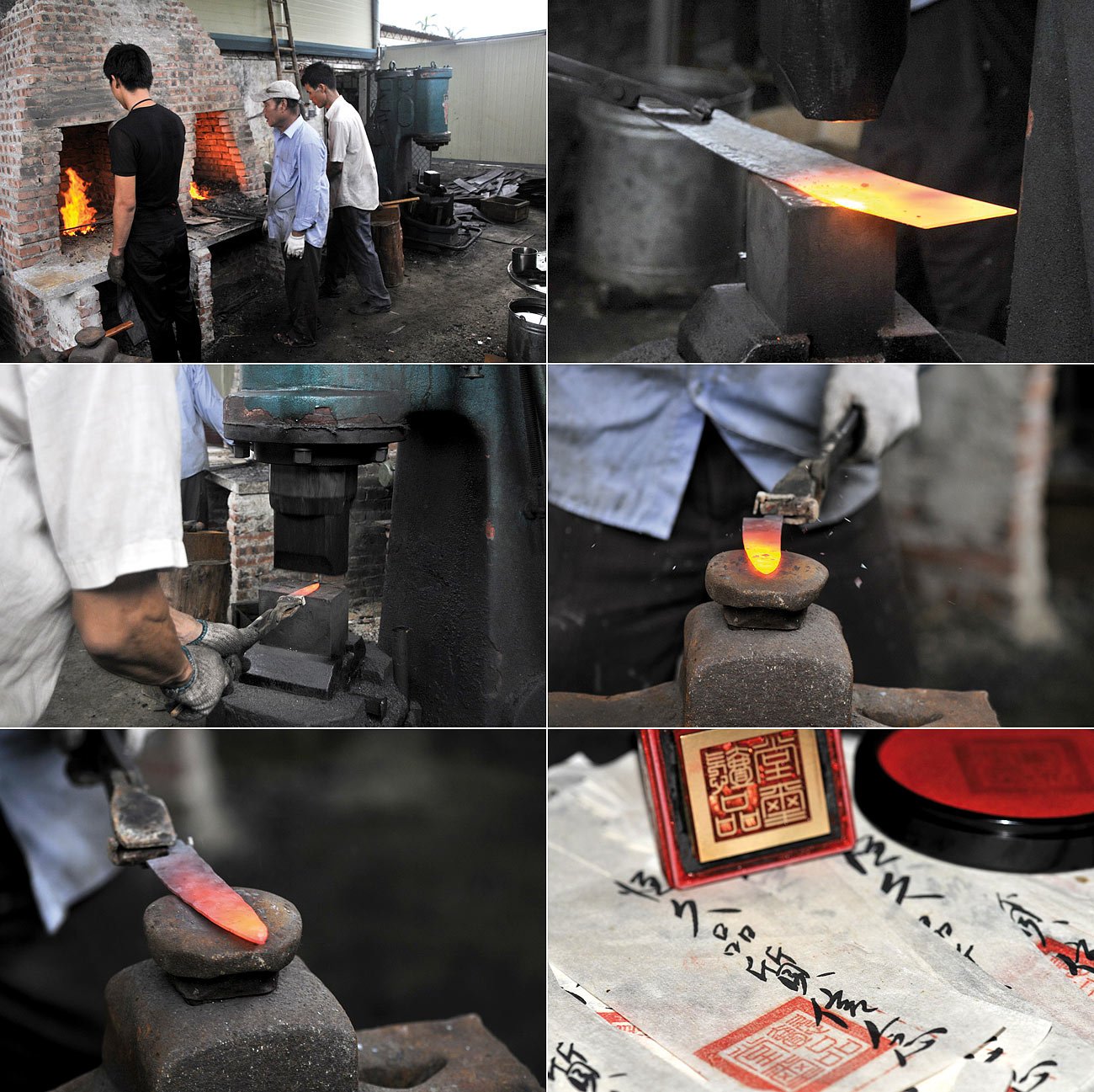 TokioKitchenWare Chinese kitchen cleaver: Chinese cleaver, handcrafted (China cleaver, chef's knife, mincing knife)