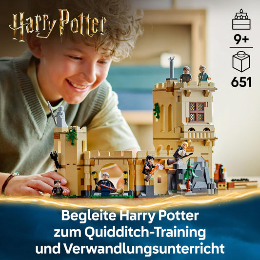 LEGO Harry Potter Hogwarts Castle: Flying Lessons adventure playset with 6 collectible minifigures, including Draco Malfoy & Professor McGonagall. Roleplay set for boys and girls ages 9+ 76447