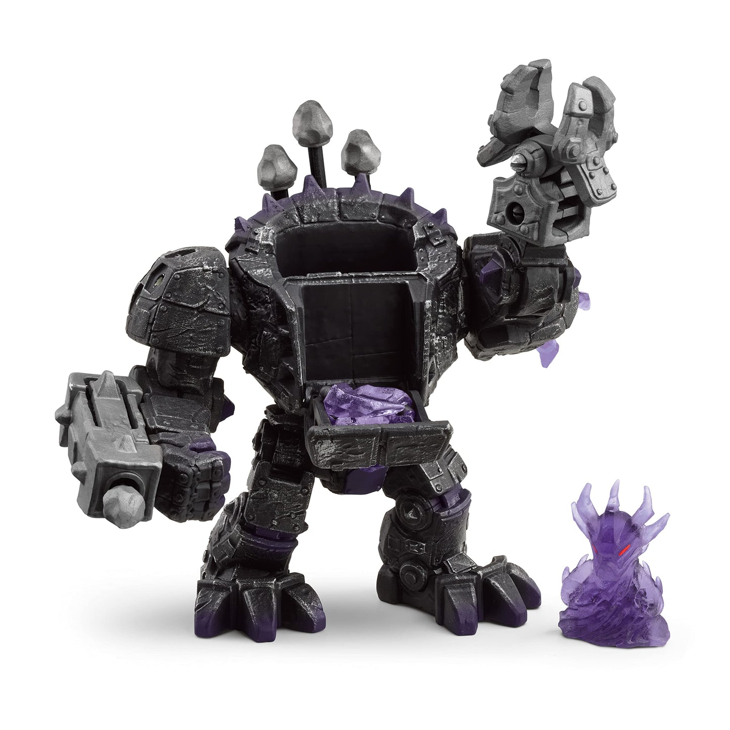 SCHLEICH 42557 Shadow Master Robot with Mini Creature, for children ages 7-12 & 42599 Eldrador Mini Creatures Shadow Stone Robot, for children ages 7-12, ELDRADOR Creatures - Collectible Figure