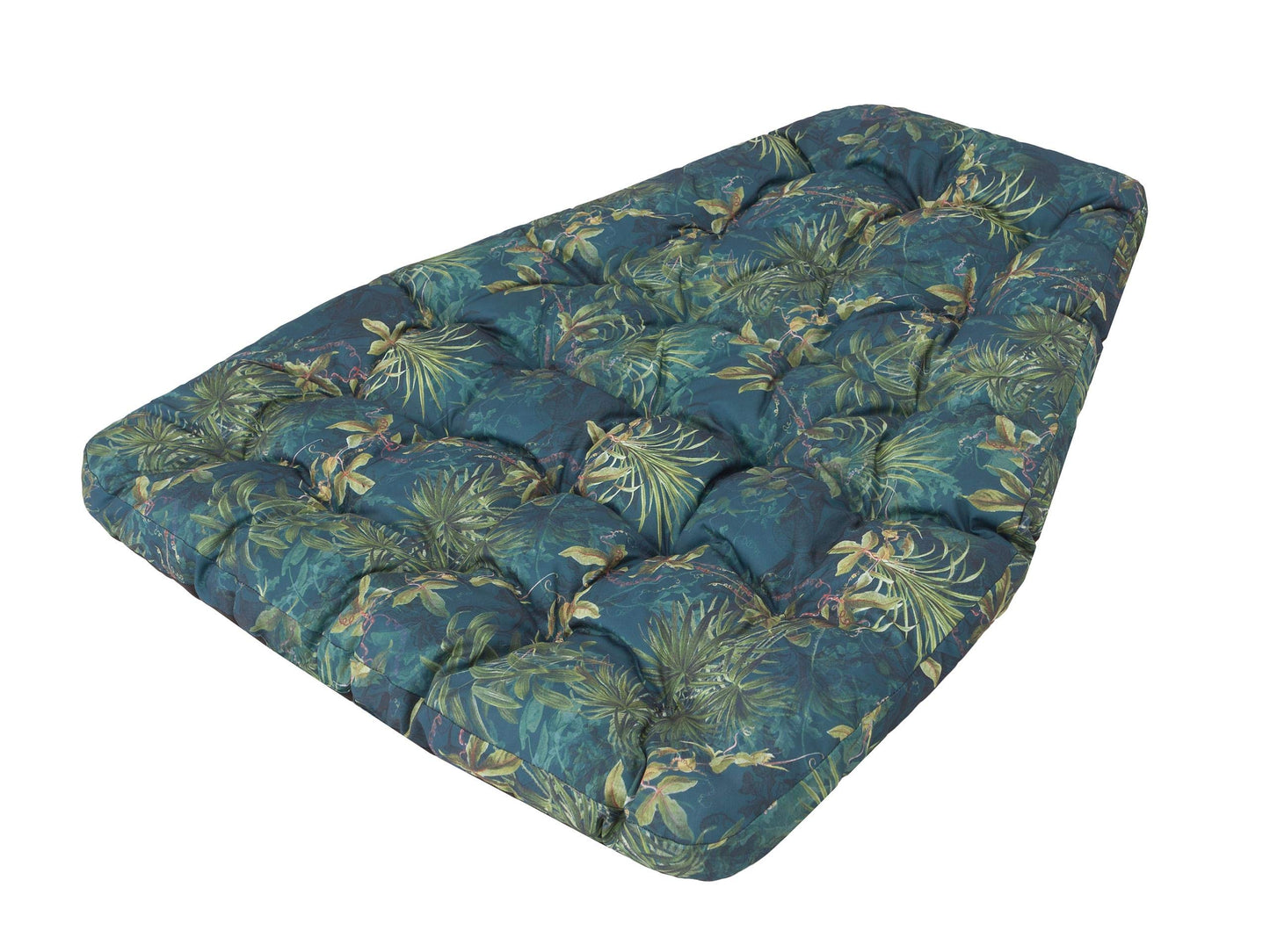 PillowPrim Hanging chair cushion, for polyrattan/rattan hanging swing, cushion, hanging basket, swing basket, back cushion in the color Green Grass.