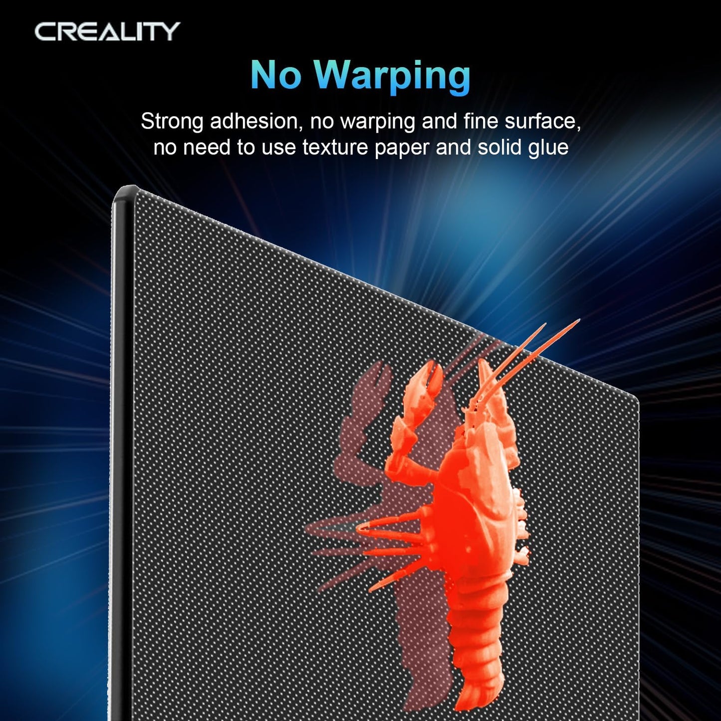Creality Official Ender 3 Glass Bed, upgraded, high hardness, durable glass platform for 3D printers, tempered glass build plate for Ender 3 Pro, Ender 5, Ender 5 Pro, Ender 3 V2, 235 x 235 x 4 mm