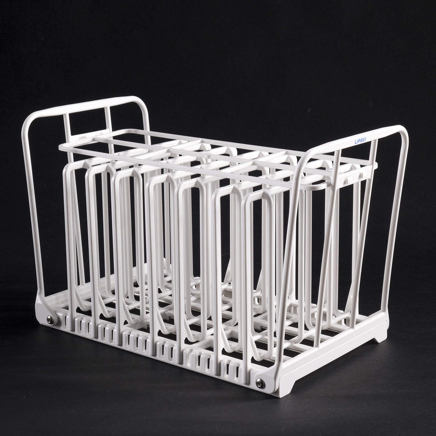 LIPAVI N20X Sous Vide Rack made of Polycarbonate and 316L Stainless Steel Adjustable, foldable out of Stainless Steel | Vertical rack for cooking | Fast, even, and efficient