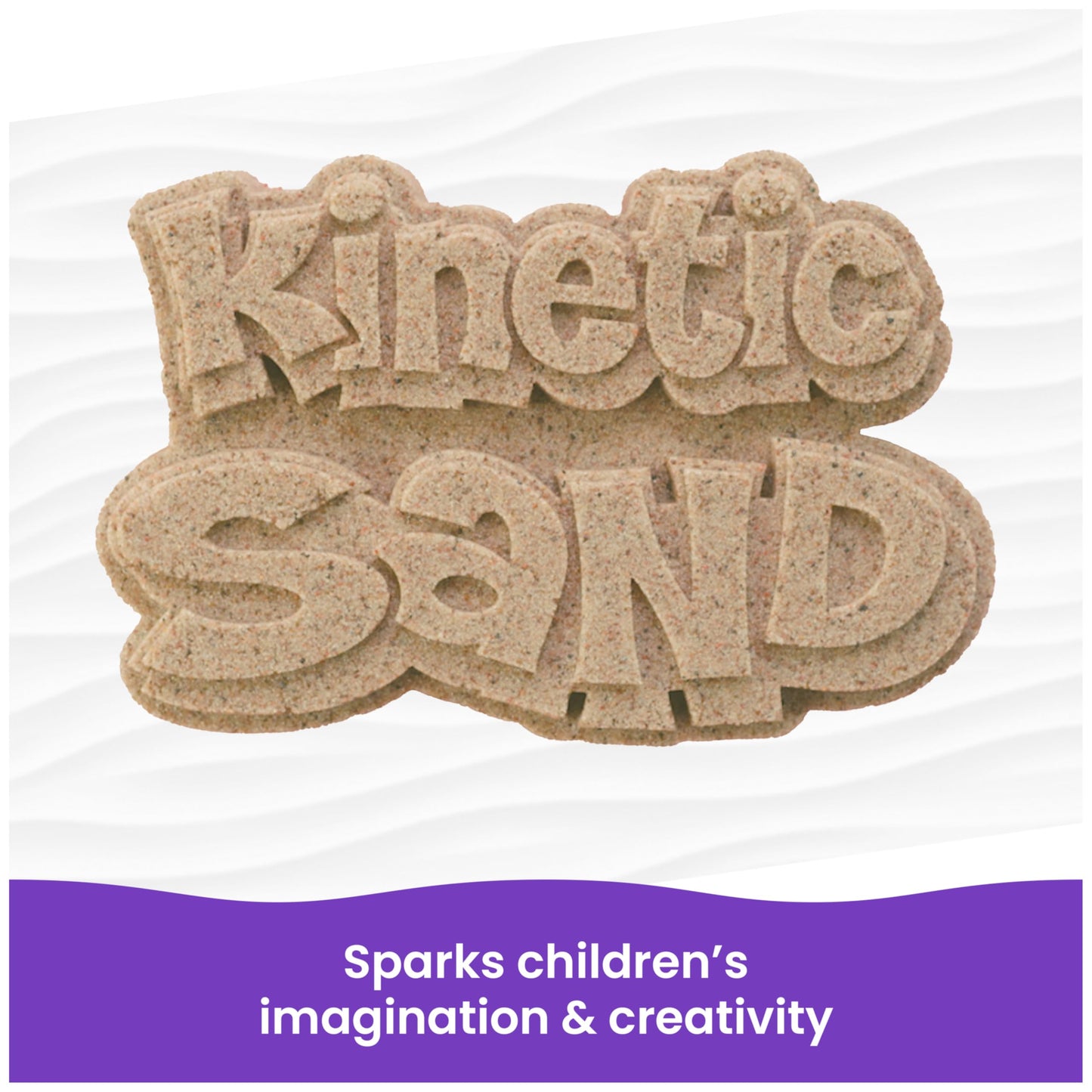 Kinetic Sand 2.5 kg - original magical kinetic sand from Sweden, natural brown, well-known from preschools, perfect for creative indoor sand play, for children ages 3 and up.