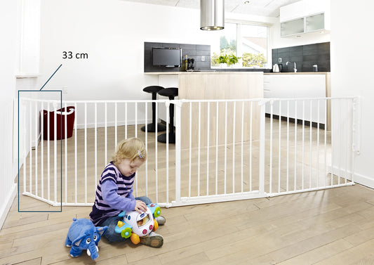 BabyDan Flex Section/Extension, Anthracite, 33 cm: for Flex M/L/XL/XXL safety gates as well as Park-A-Kid and Square playpens - made in Denmark.